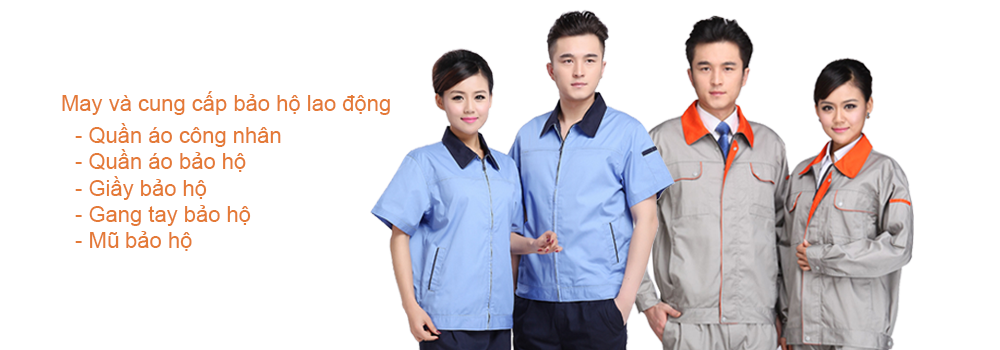 May đồng phục công nhân