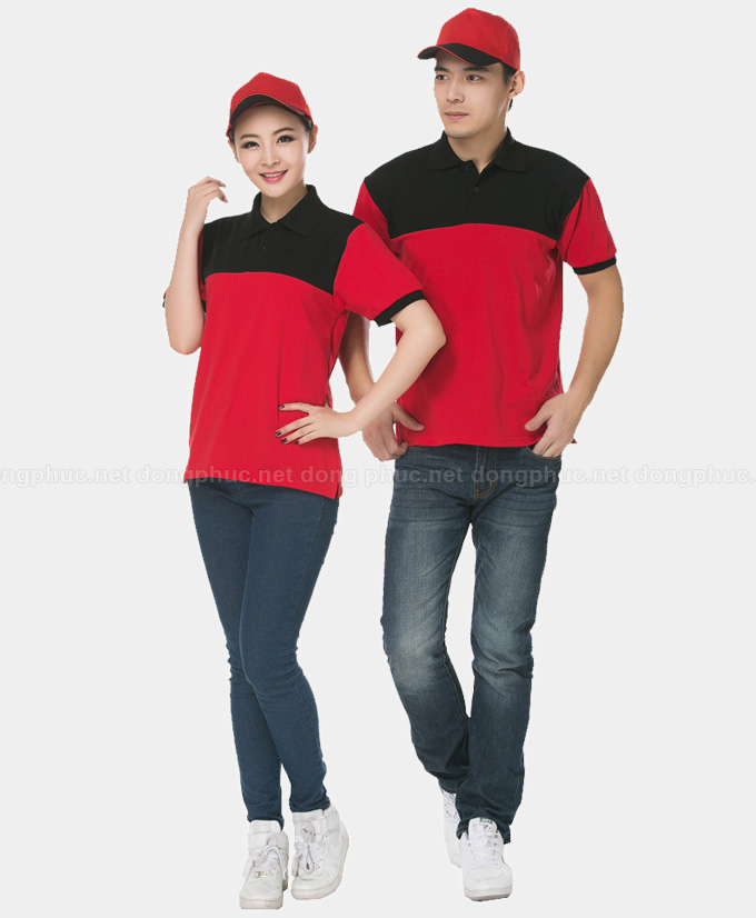 May đồng phục áo phông