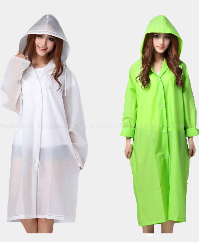 Áo mưa thời trang dáng dài | Ao mua thoi trang