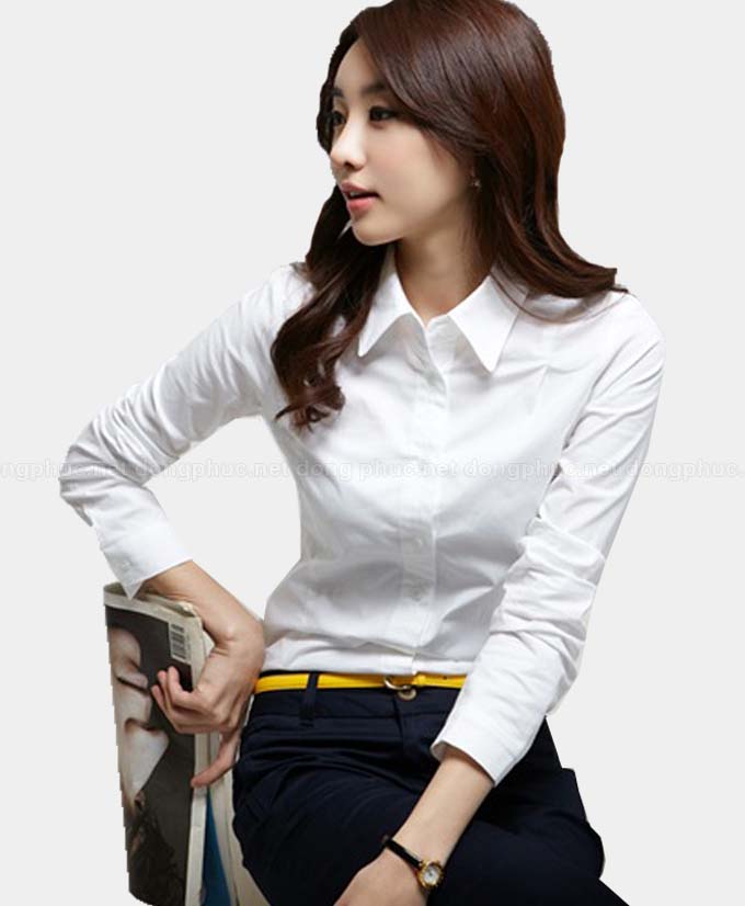 Áo sơ mi ASM50 | Ao so mi nu dep