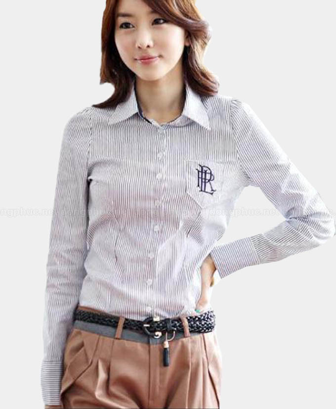 Áo sơ mi ASM76 | Ao so mi cong so nu