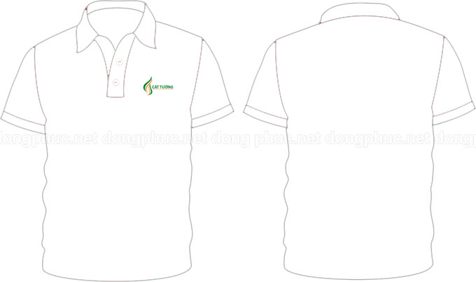 May đồng phục áo phông cho công ty Cát Tường